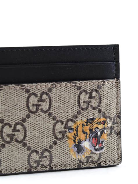 gucci tiger credit card holder|Gucci credit card holder women's.